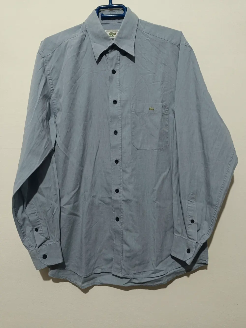 Camisa lisa manga larga Lacoste talla M