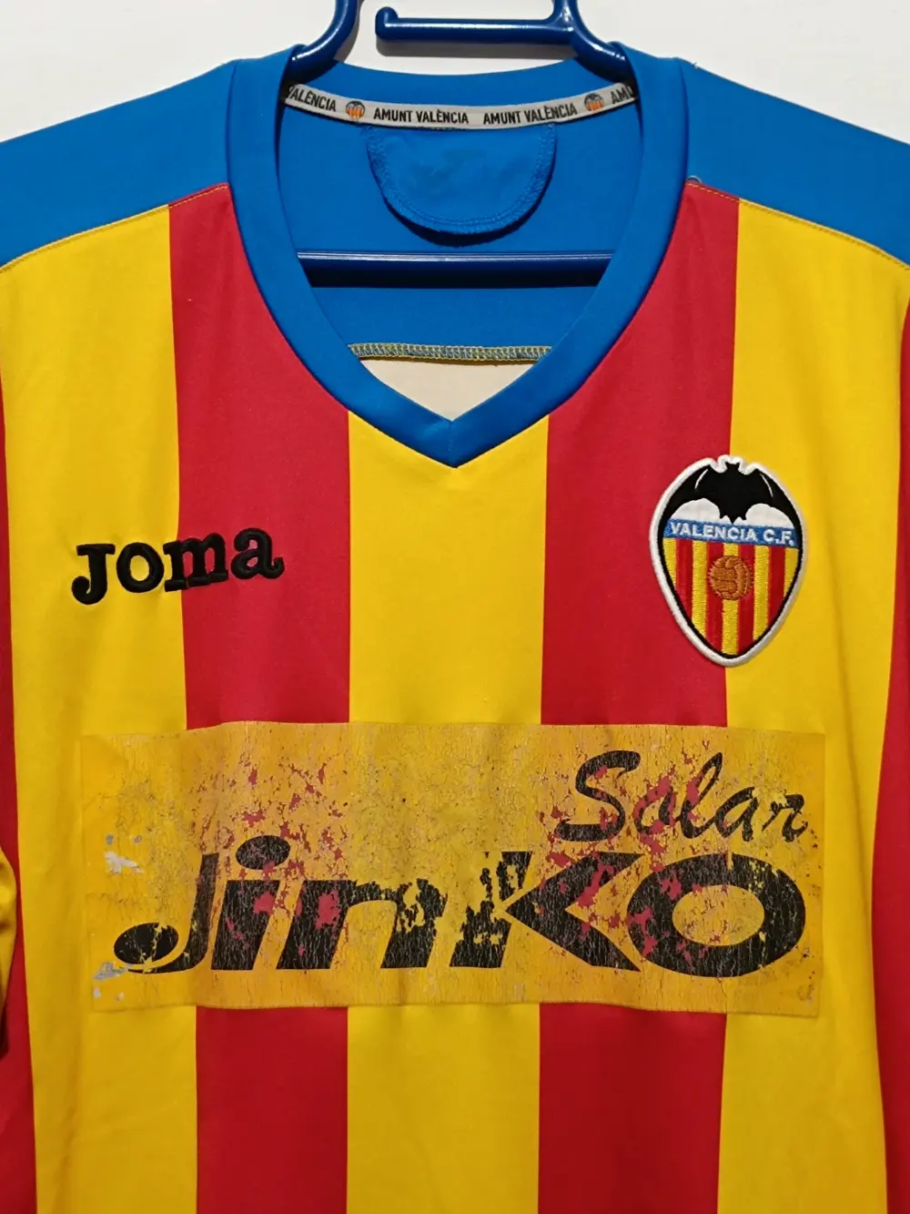 Camiseta Valencia CF señera Soldado 9 Joma talla M ver medidas, foto 5