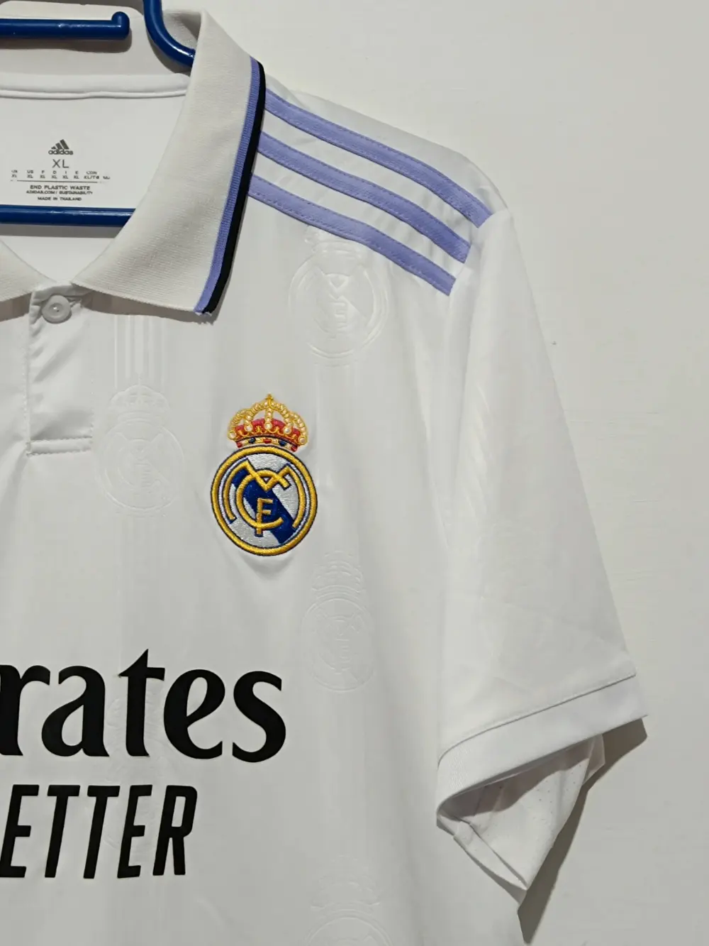 Camiseta Real Madrid temporada 22/23 Darko 9 adidas talla XL ver medidas, foto 5