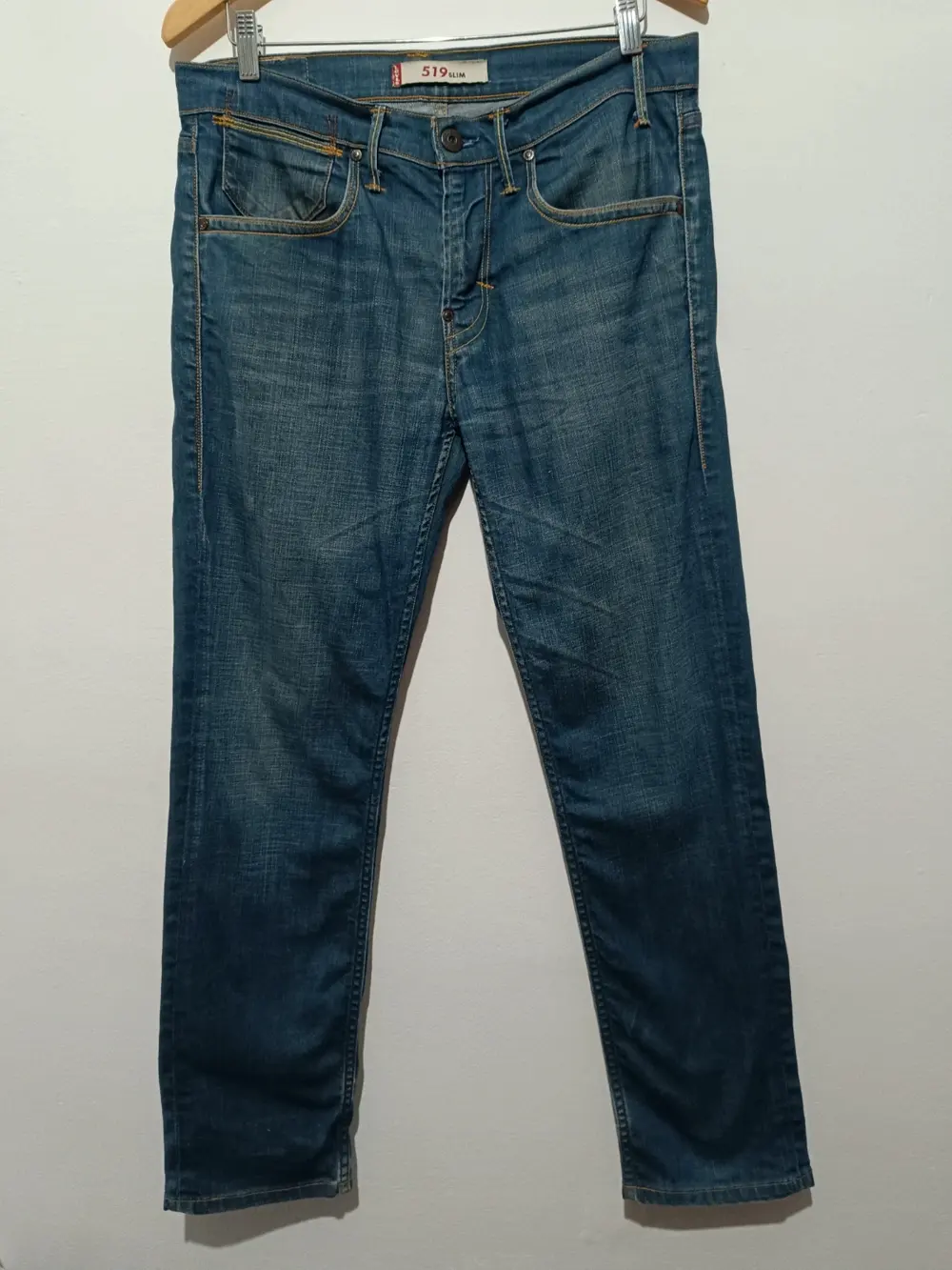 Pantalon Vaquero Levi's 519 Slim talla 32x34 L ver medidas