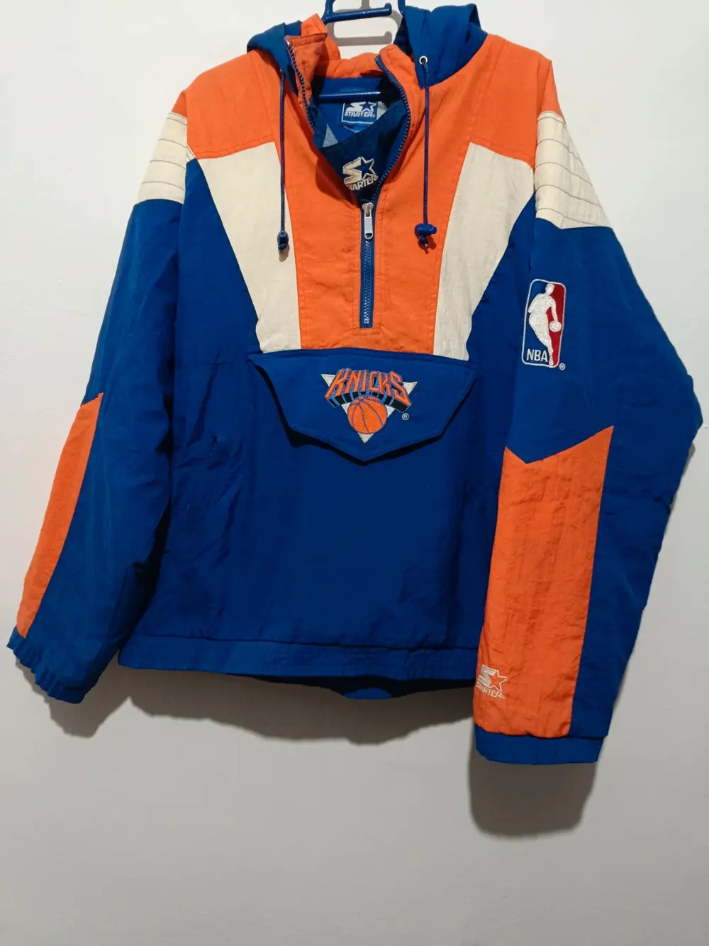 Chaqueta vintage New York Knicks Starter NBA año 1990 talla XL ver medidas