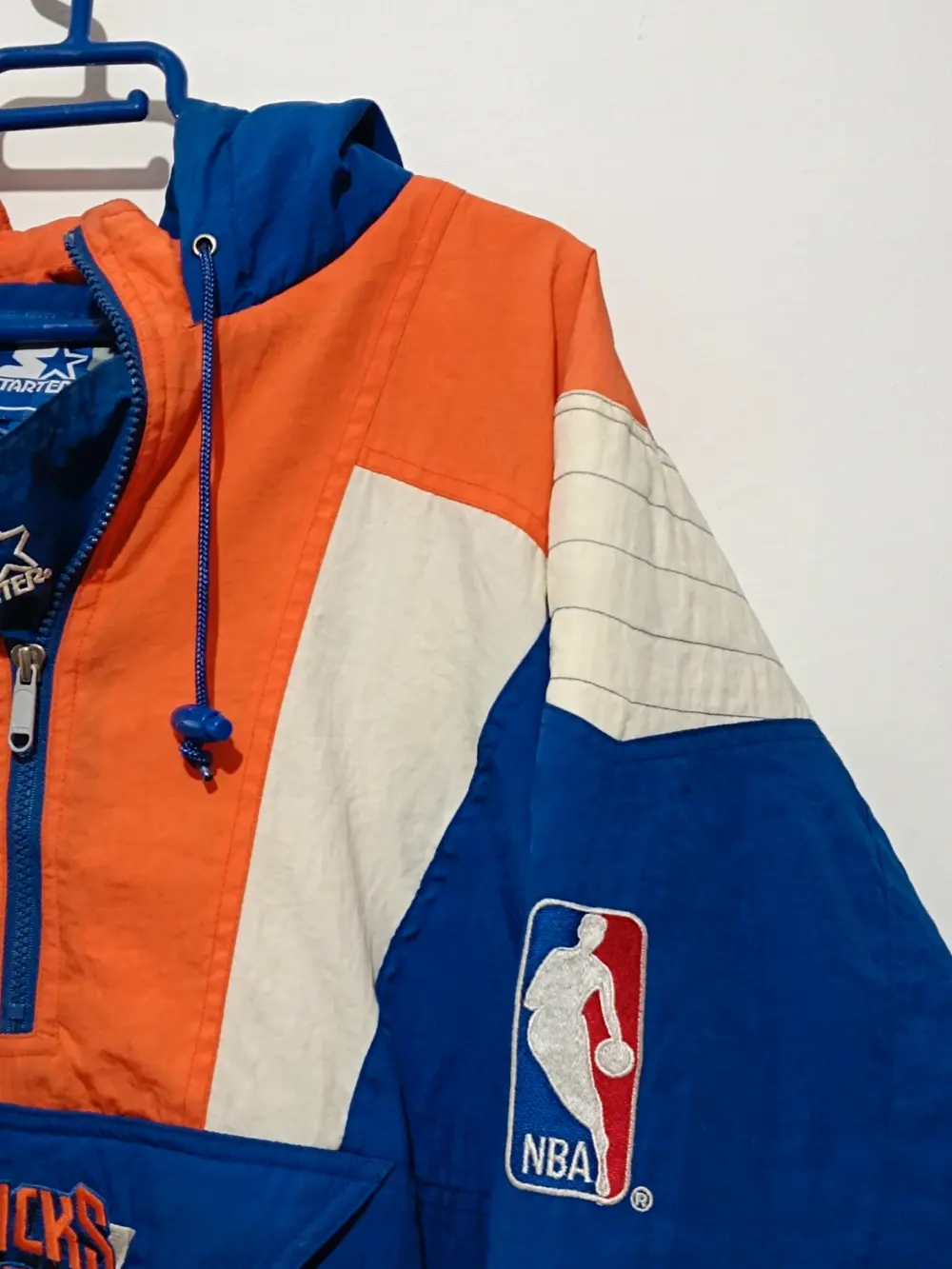 Chaqueta vintage New York Knicks Starter NBA año 1990 talla XL ver medidas, foto 4