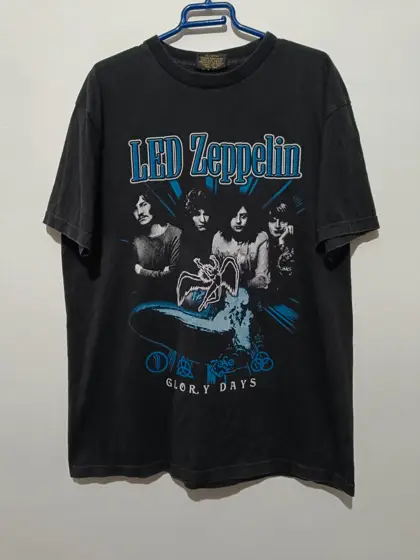 Camiseta vintage Led Zeppelin Glory days talla XL made in USA Solid Rock