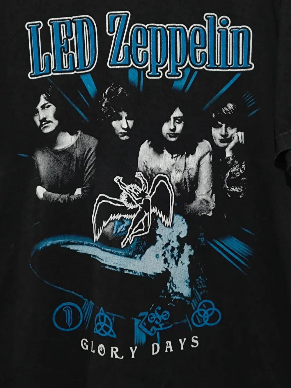 Camiseta vintage Led Zeppelin Glory days talla XL made in USA Solid Rock, foto 2