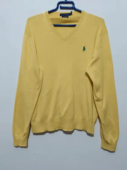 Jersey cuello de pico Polo Ralph Lauren pima cotton talla S