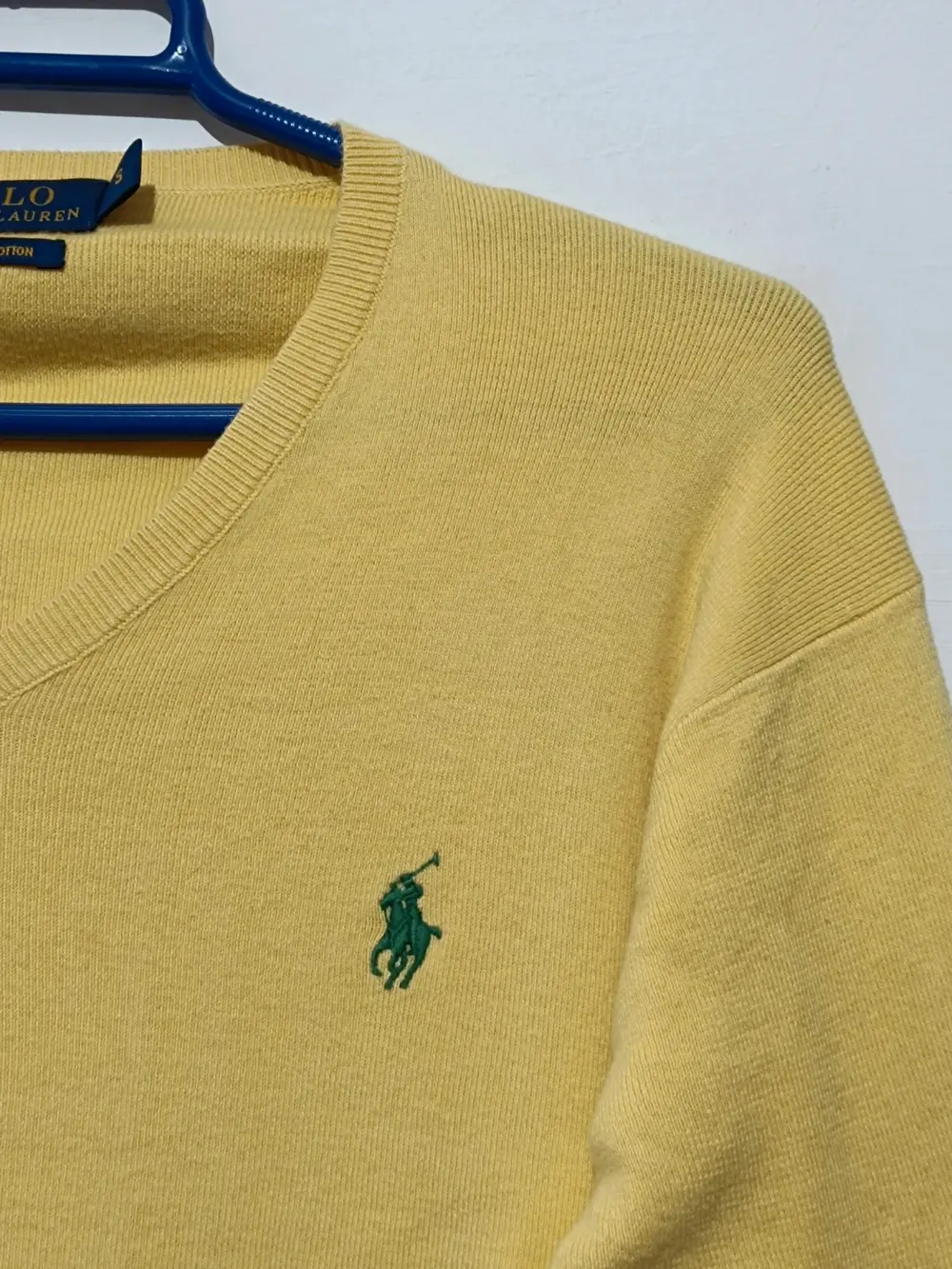 Jersey cuello de pico Polo Ralph Lauren pima cotton talla S, foto 4