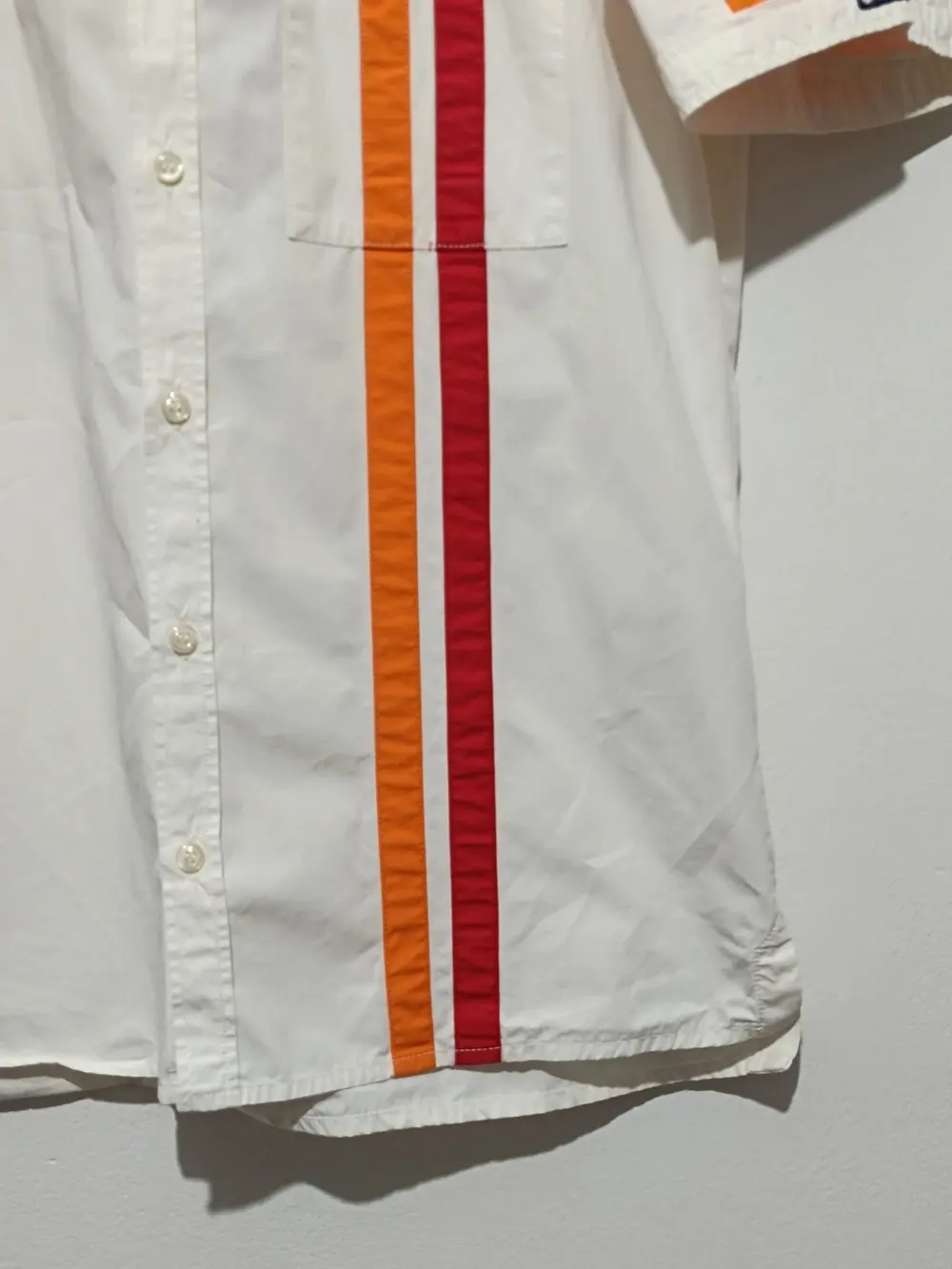 Camisa vintage Honda Racing Repsol Gas talla L sirve para M ver medidas, foto 2