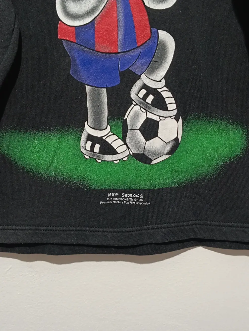 Jersey Bart Simpson vintage años 90 FC Barcelona talla M Young Bad screen stars, foto 2