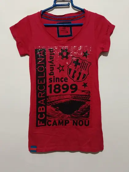 Camiseta FC Barcelona oficial Camp nou 1899 talla S mujer