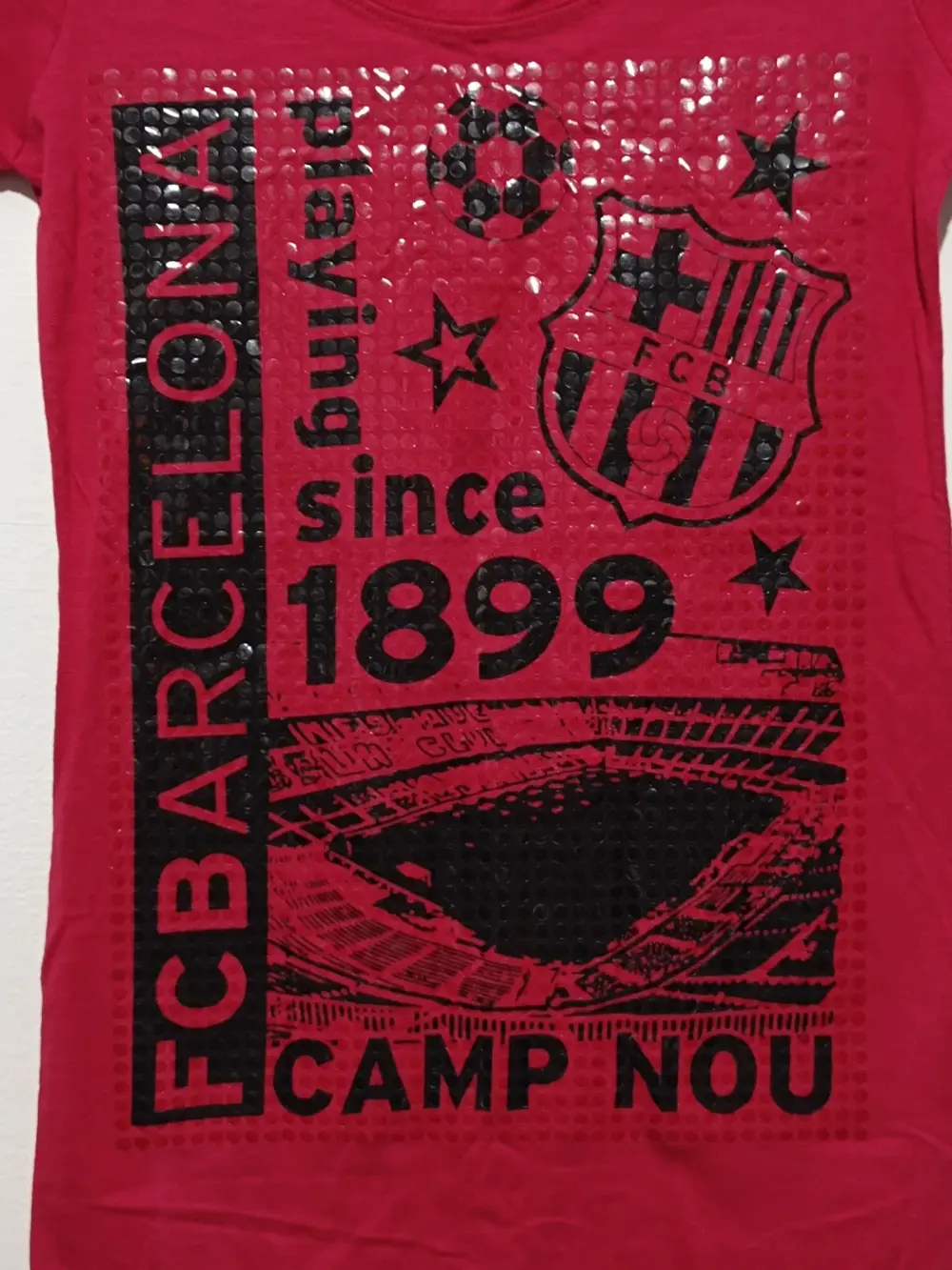 Camiseta FC Barcelona oficial Camp nou 1899 talla S mujer, foto 3