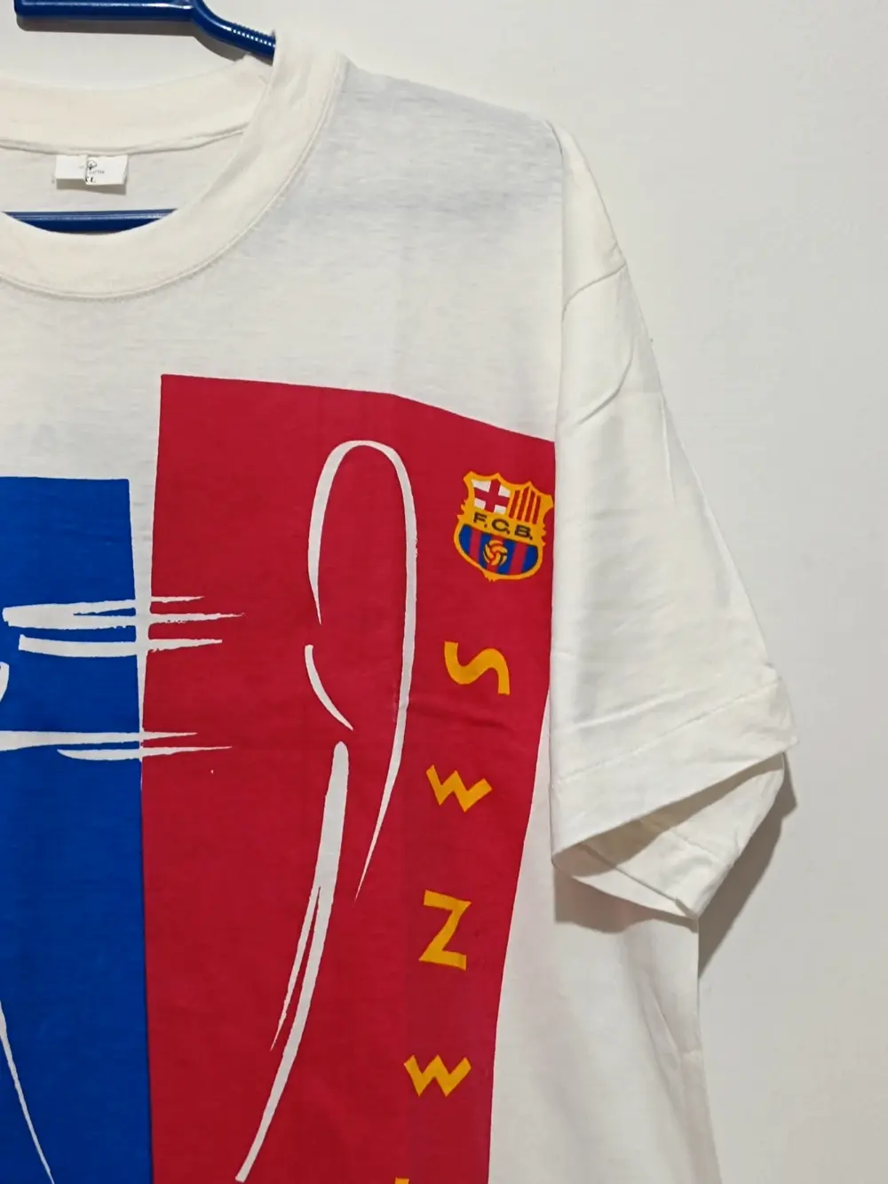 Camiseta vintage año 1994 Final FC Barcelona -AC Milan talla XL, foto 2