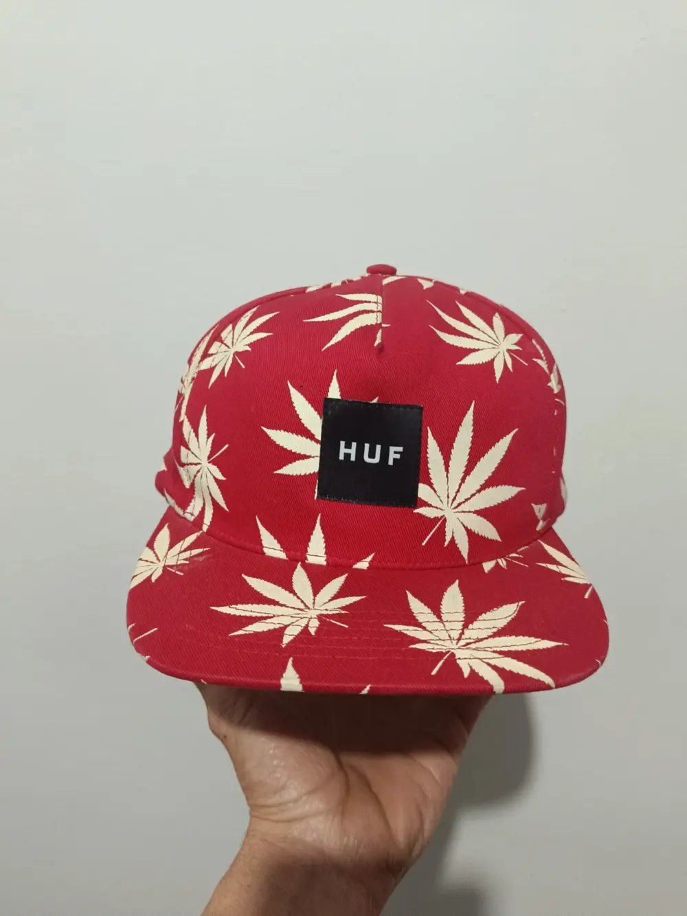 Gorra Huf hojas talla única ajustable adulto unisex