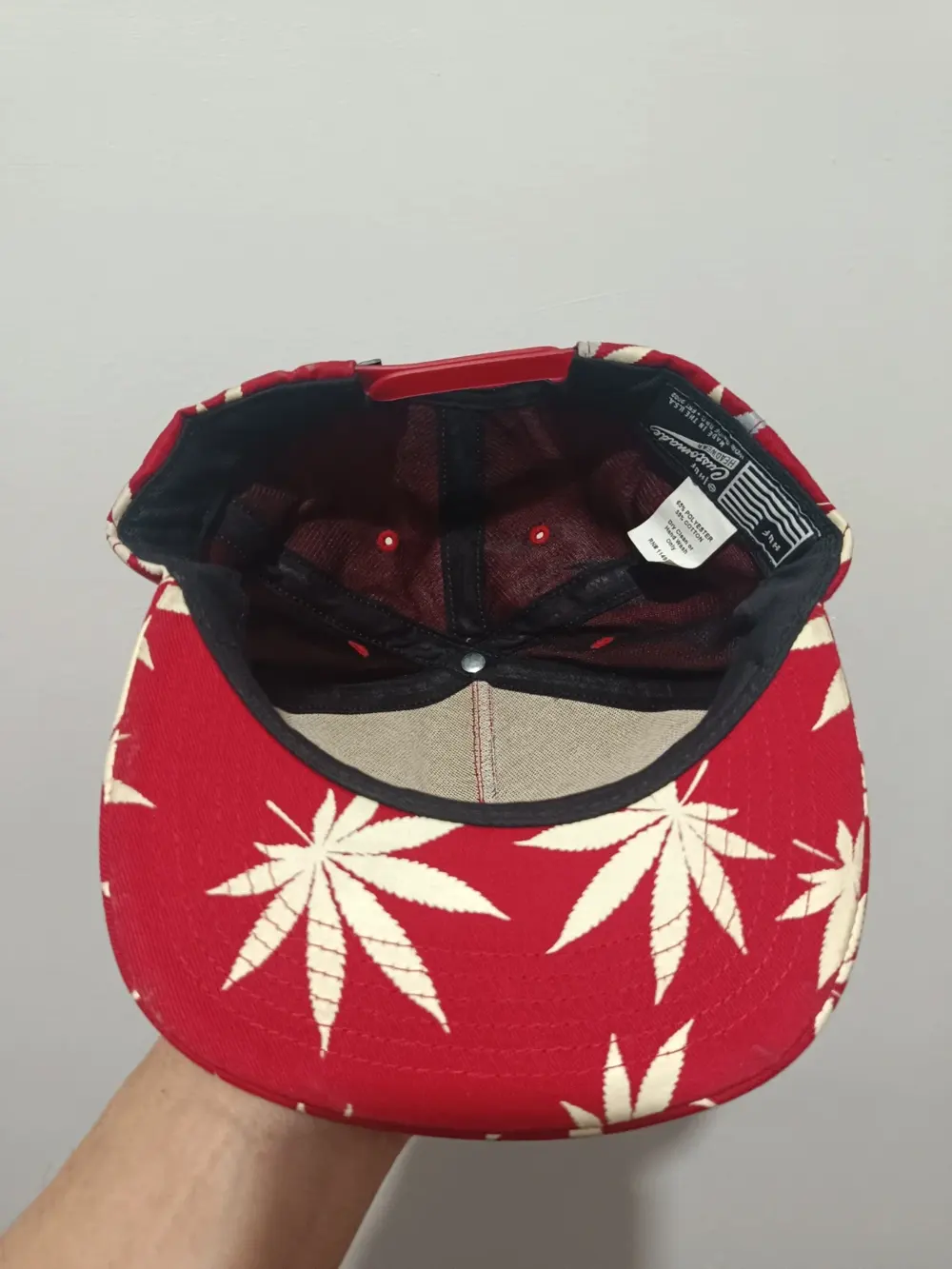 Gorra Huf hojas talla única ajustable adulto unisex, foto 4