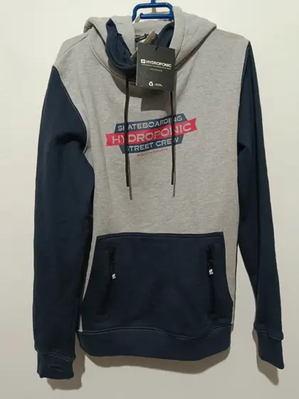 Sudadera con capucha Hidroponic DH crew Heather Navy talla S