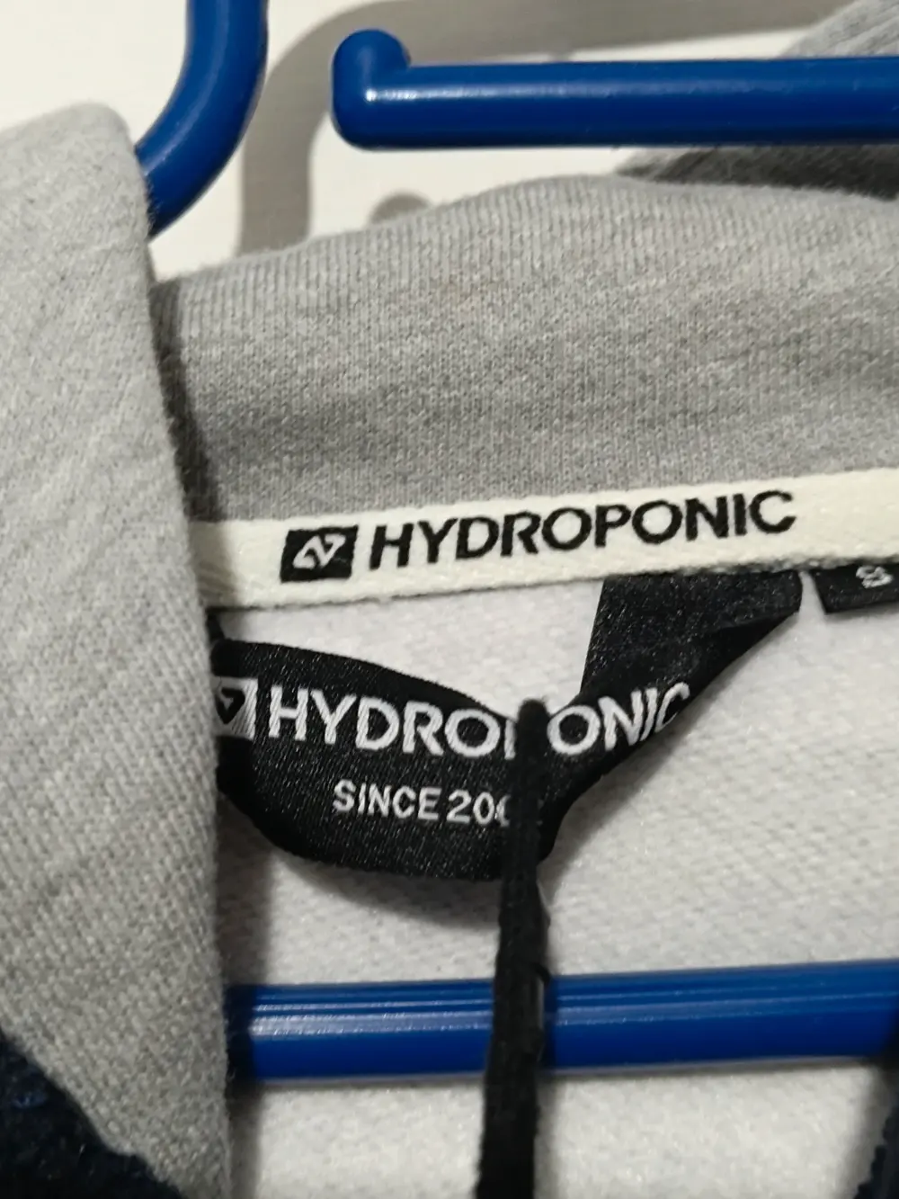 Sudadera con capucha Hidroponic DH crew Heather Navy talla S, foto 4