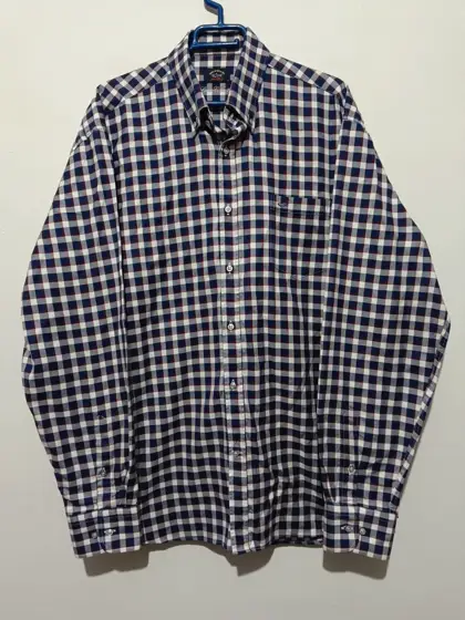 Camisa a cuadros Paul & Shark Silver Collection talla 43 XL ver medidas