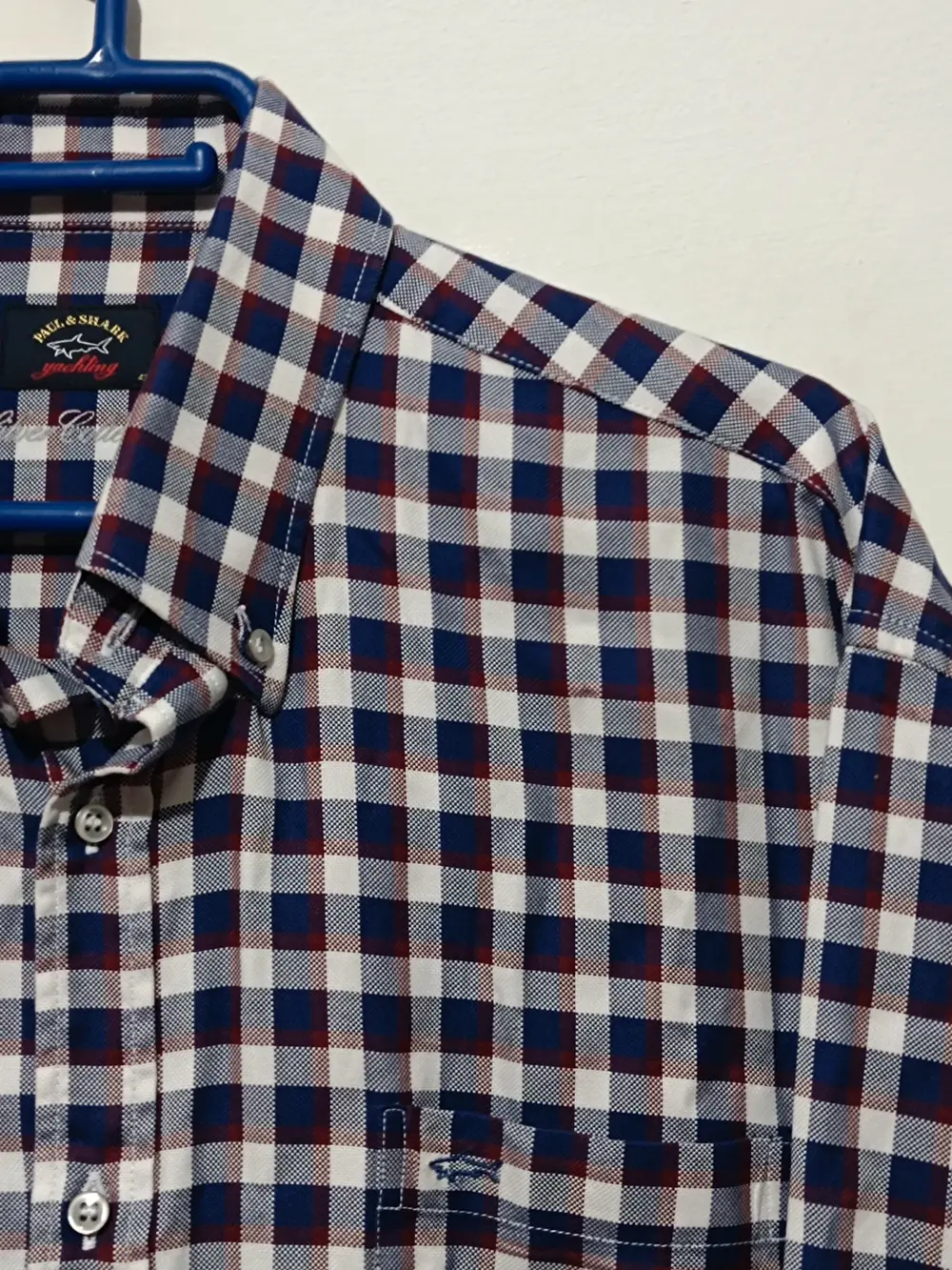 Camisa a cuadros Paul & Shark Silver Collection talla 43 XL ver medidas, foto 2