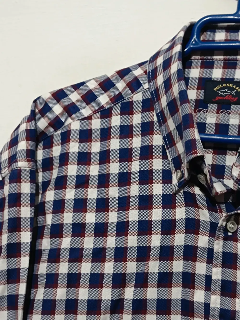 Camisa a cuadros Paul & Shark Silver Collection talla 43 XL ver medidas, foto 3
