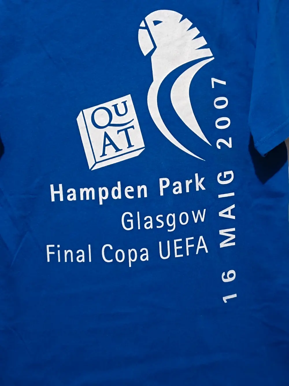 Camiseta vintage RCD Espanyol Final Copa UEFA 2007 talla S, foto 5
