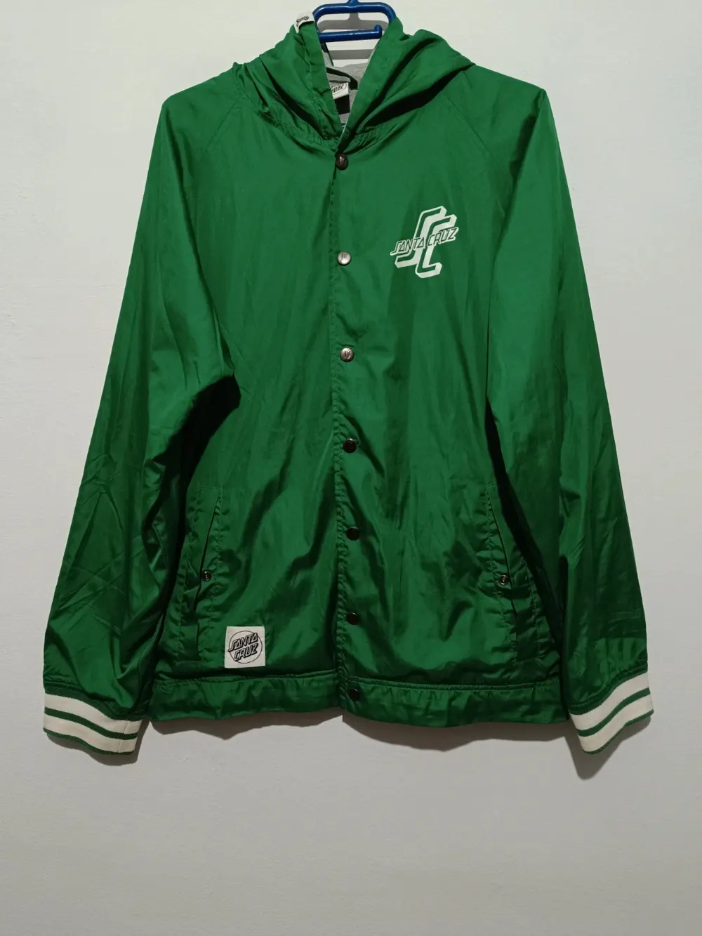 Chaqueta con capucha Santa Cruz logo talla M