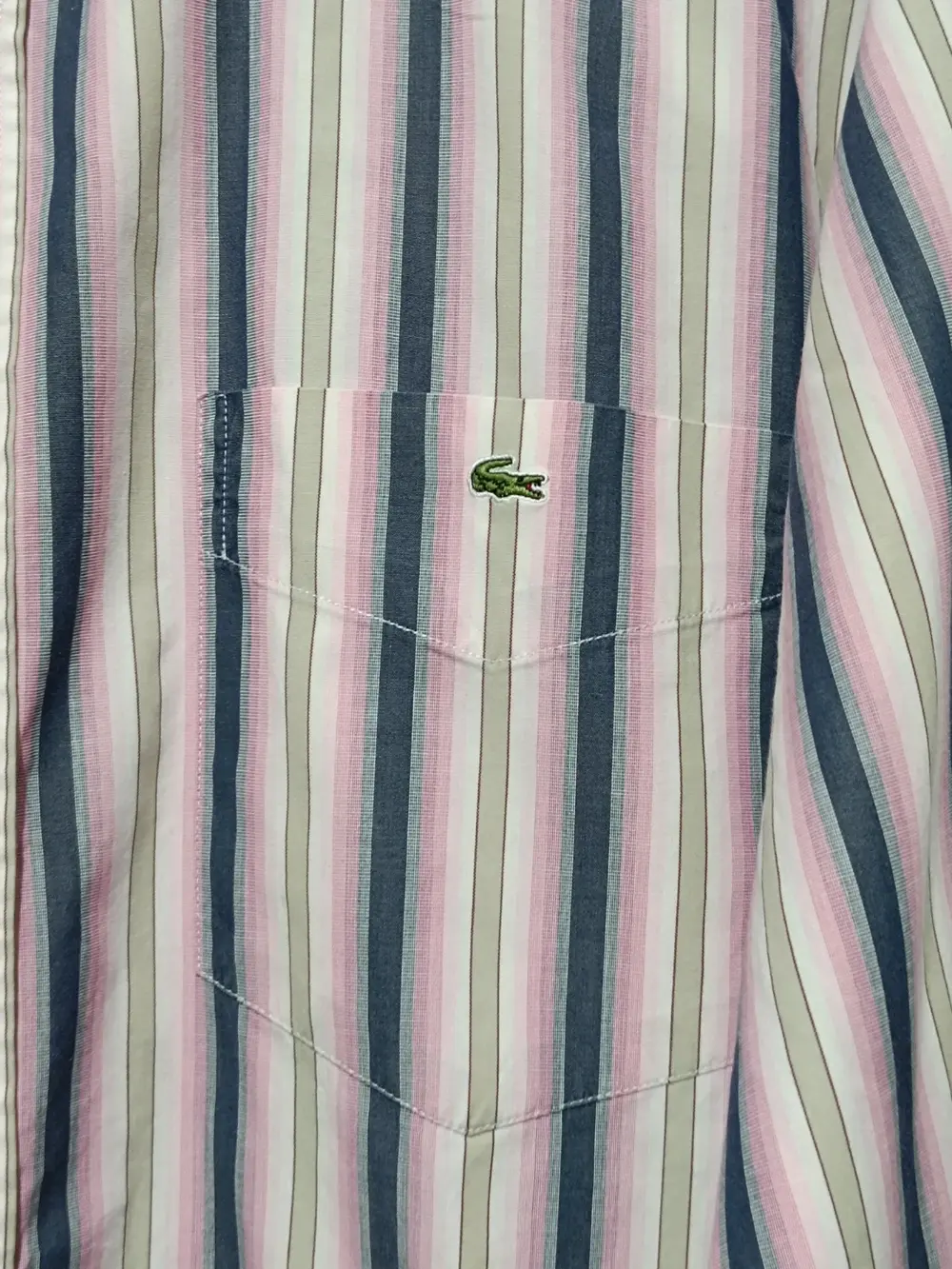 Camisa a rayas Lacoste talla 46 XXL ver medidas, foto 4