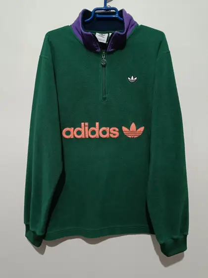 Forro polar verde Adidas originals talla M