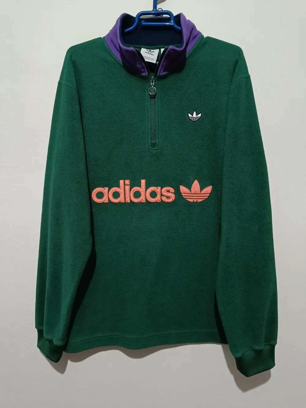 Forro polar verde Adidas originals talla M