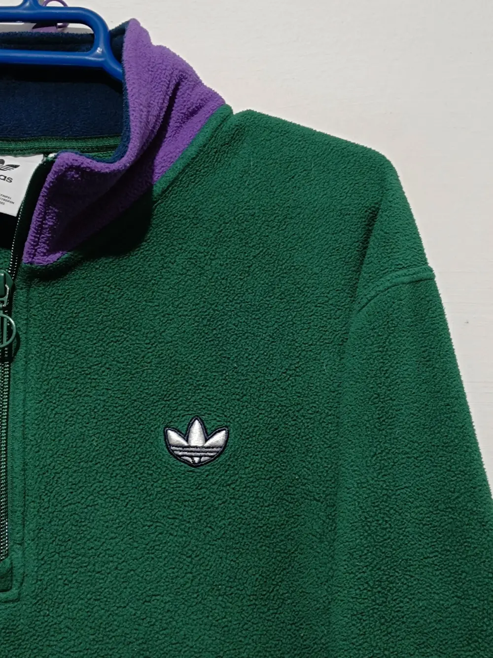Forro polar verde Adidas originals talla M, foto 4