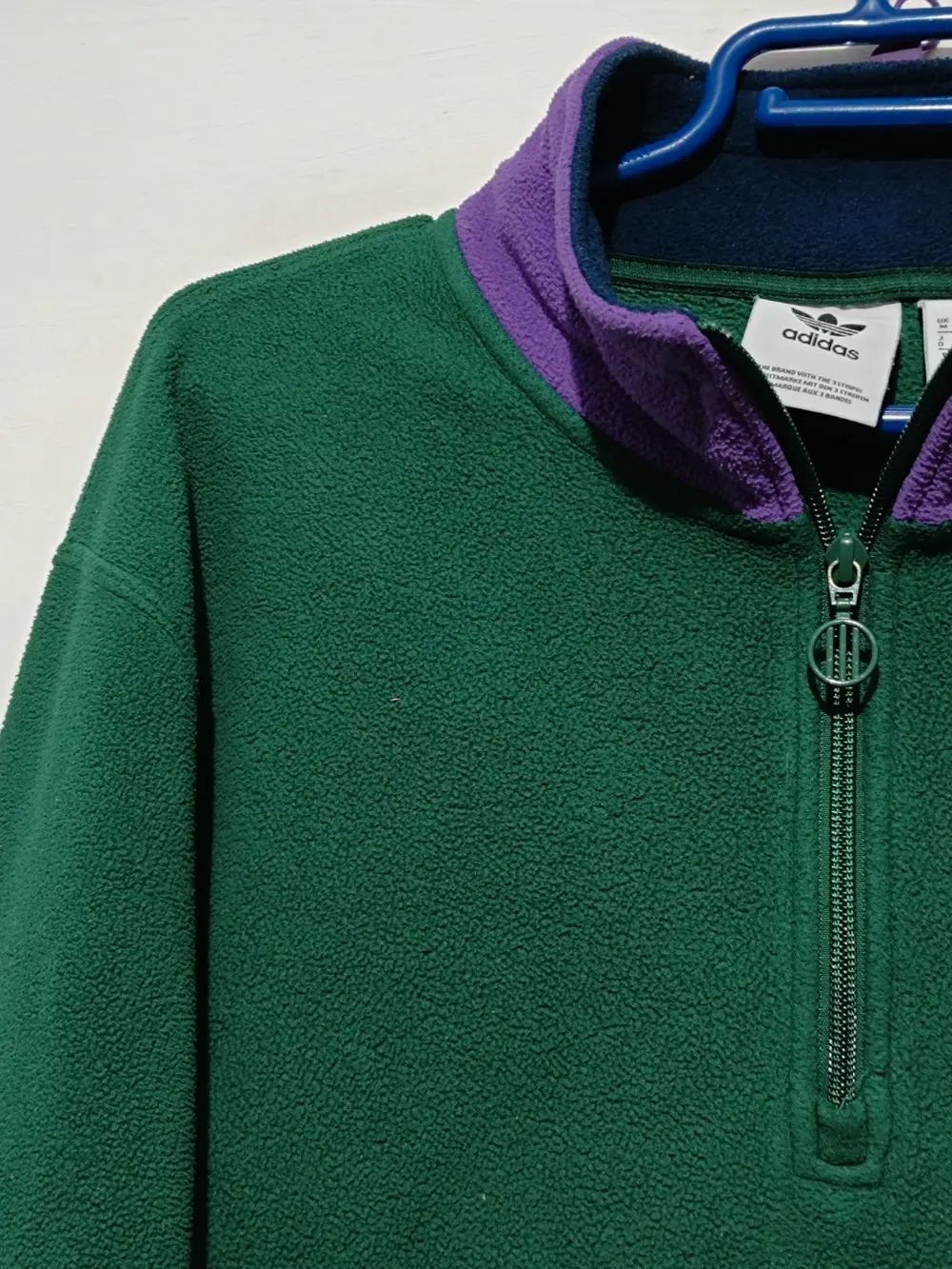 Forro polar verde Adidas originals talla M, foto 5