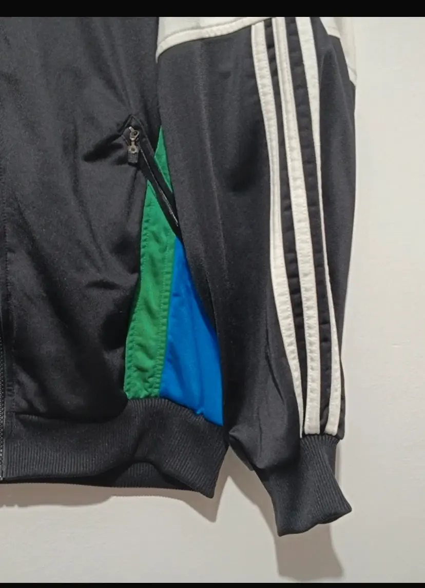 Chaqueta de pista Adidas D6 F180 Team vintage años 80 talla M, foto 2