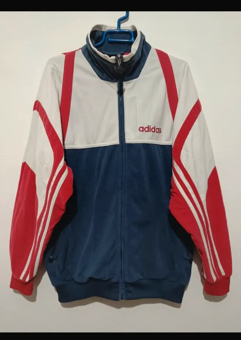 Chaqueta vintage adidas zip up años 90 talla M ver medidas