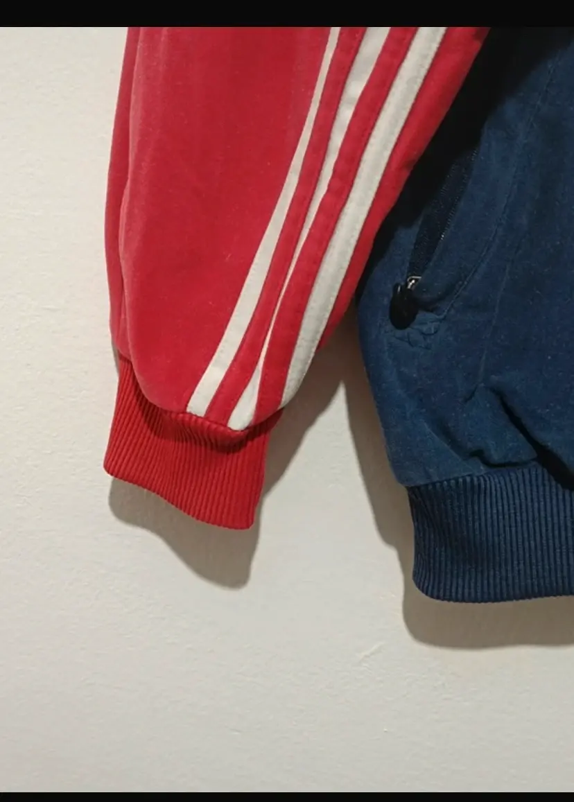 Chaqueta vintage adidas zip up años 90 talla M ver medidas, foto 5
