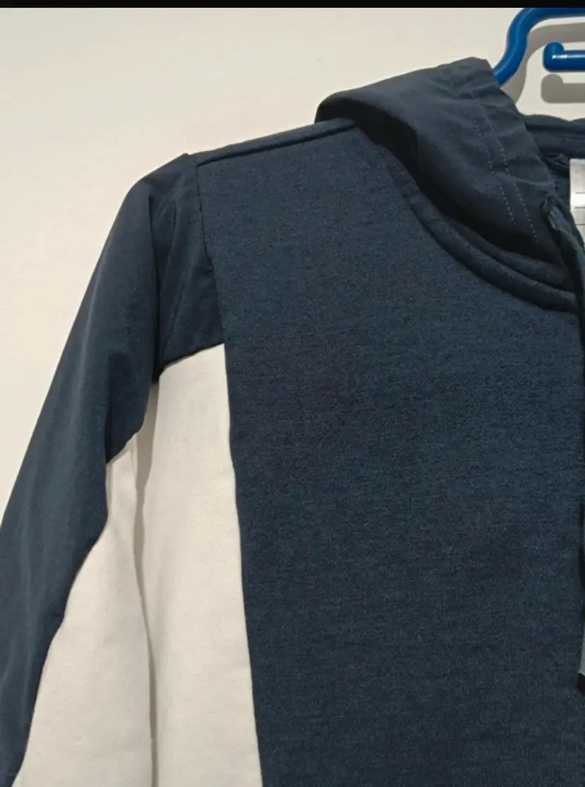 Sudadera con capucha y cremallera adidas Esentials colorblok talla M, foto 3