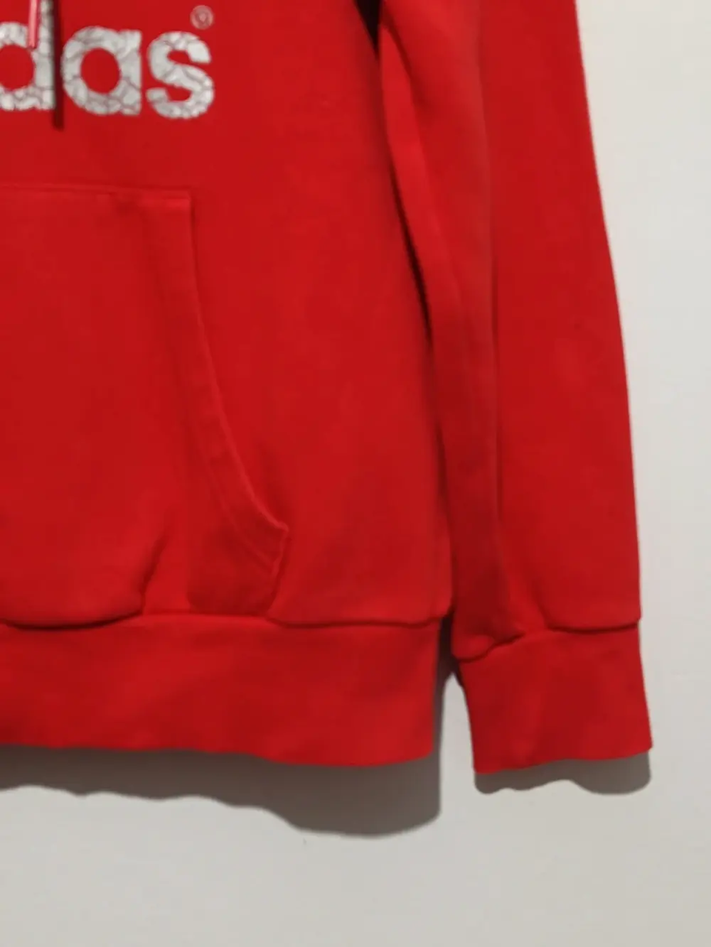 Sudadera Adidas originals logo roja talla 38 M, foto 2