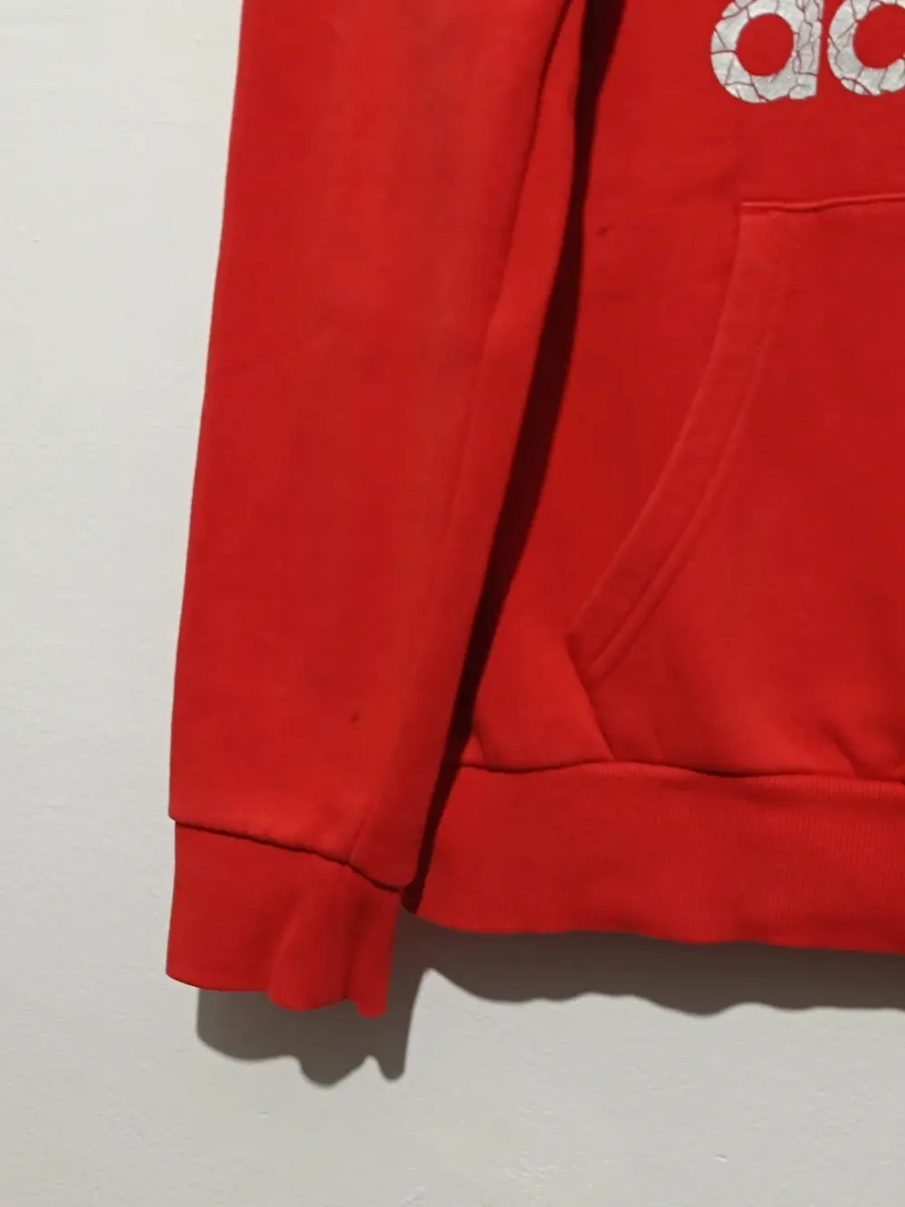 Sudadera Adidas originals logo roja talla 38 M, foto 3
