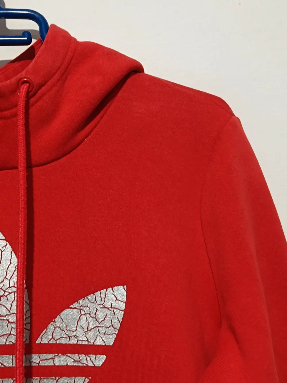 Sudadera Adidas originals logo roja talla 38 M, foto 4