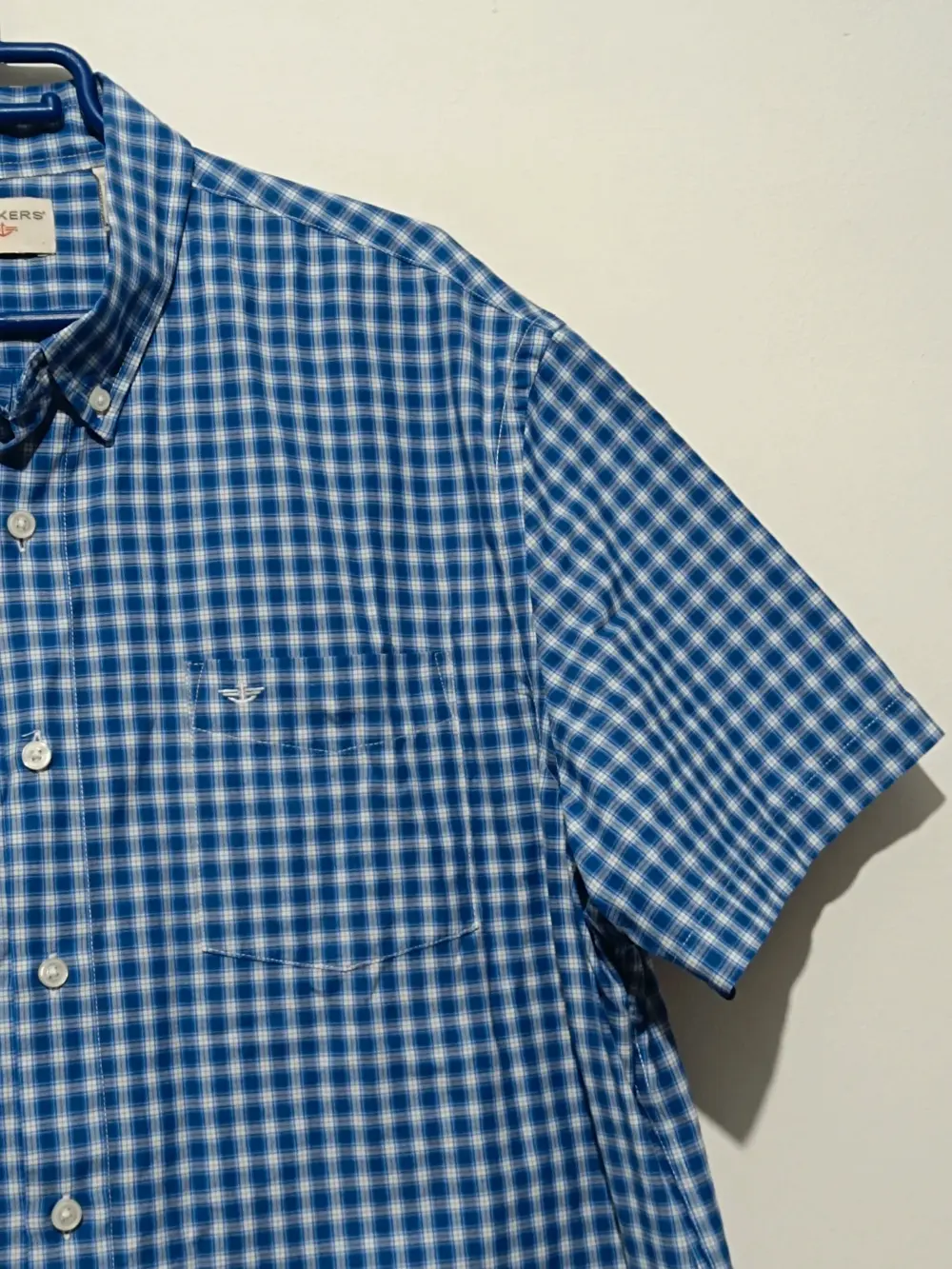 Camisa a cuadros manga corta Dockers talla XL ver medidas, foto 2