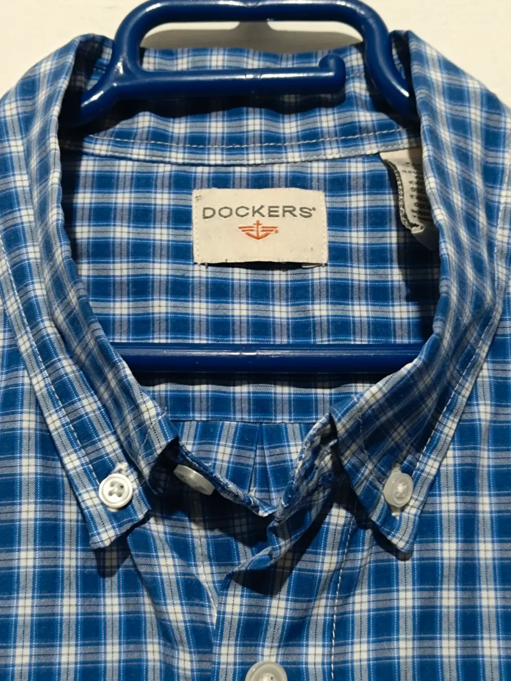 Camisa a cuadros manga corta Dockers talla XL ver medidas, foto 5