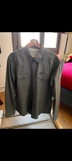 Camisa vaquera manga larga Jack & Jones talla XL