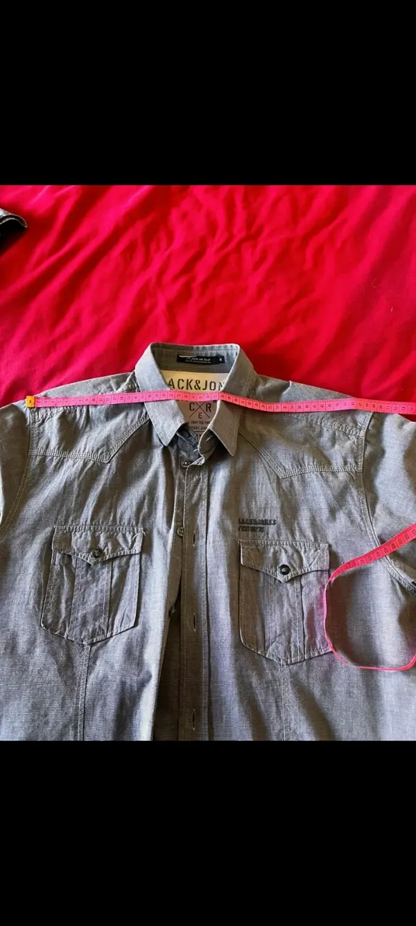 Camisa vaquera manga larga Jack & Jones talla XL, foto 4