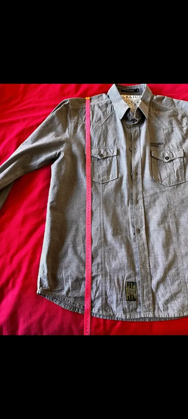 Camisa vaquera manga larga Jack & Jones talla XL, foto 5