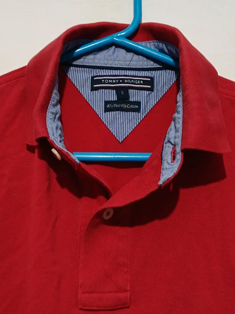Polo manga corta Tommy Hilfiger 40's two ply cotton talla S, foto 2