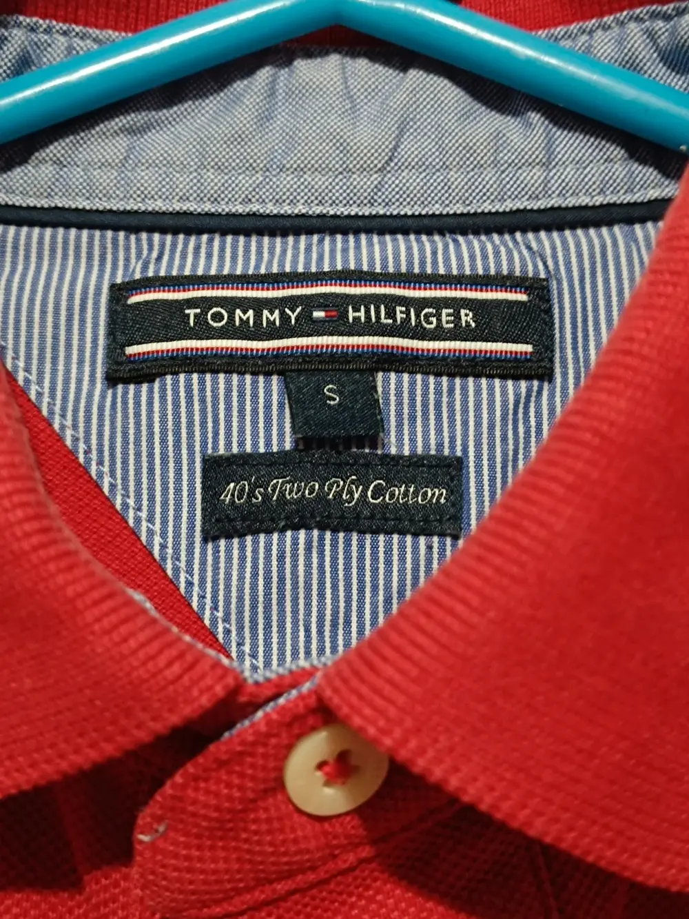 Polo manga corta Tommy Hilfiger 40's two ply cotton talla S, foto 3