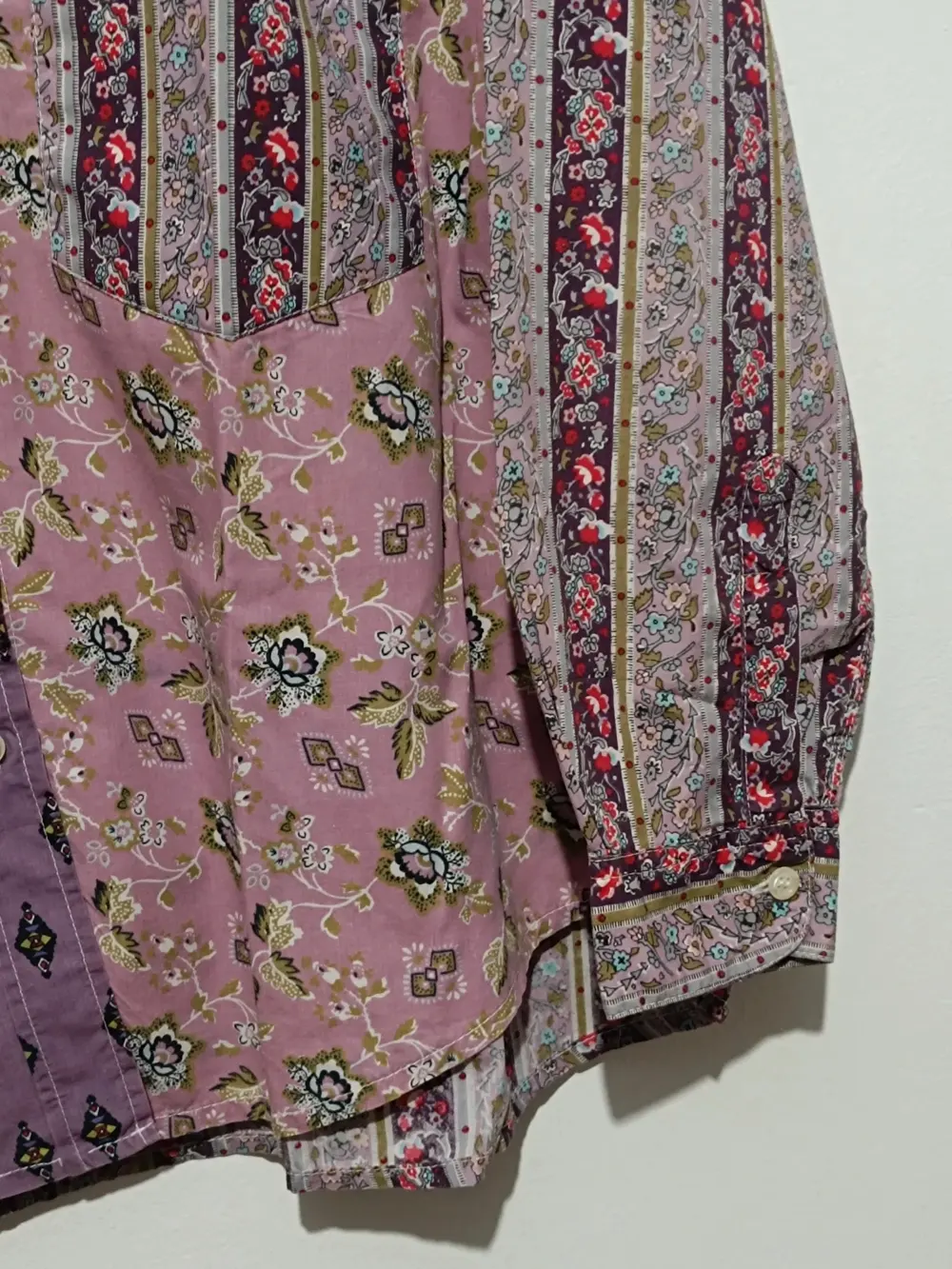 Camisa vintage estampado mujer On the road talla M, foto 2