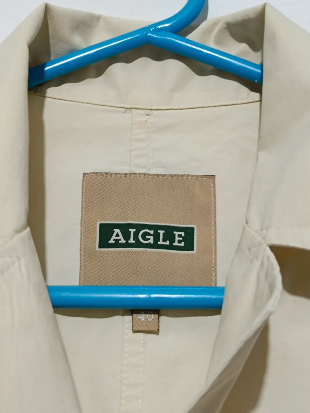 Vestido largo tipo Safari Aigle jalida talla L 40 sirve para M ver medidas, foto 5