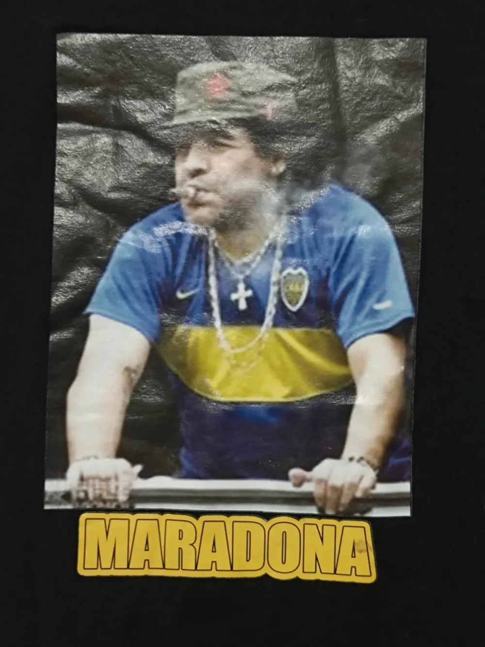 Camiseta Maradona Boca Juniors Habano talla S, foto 2