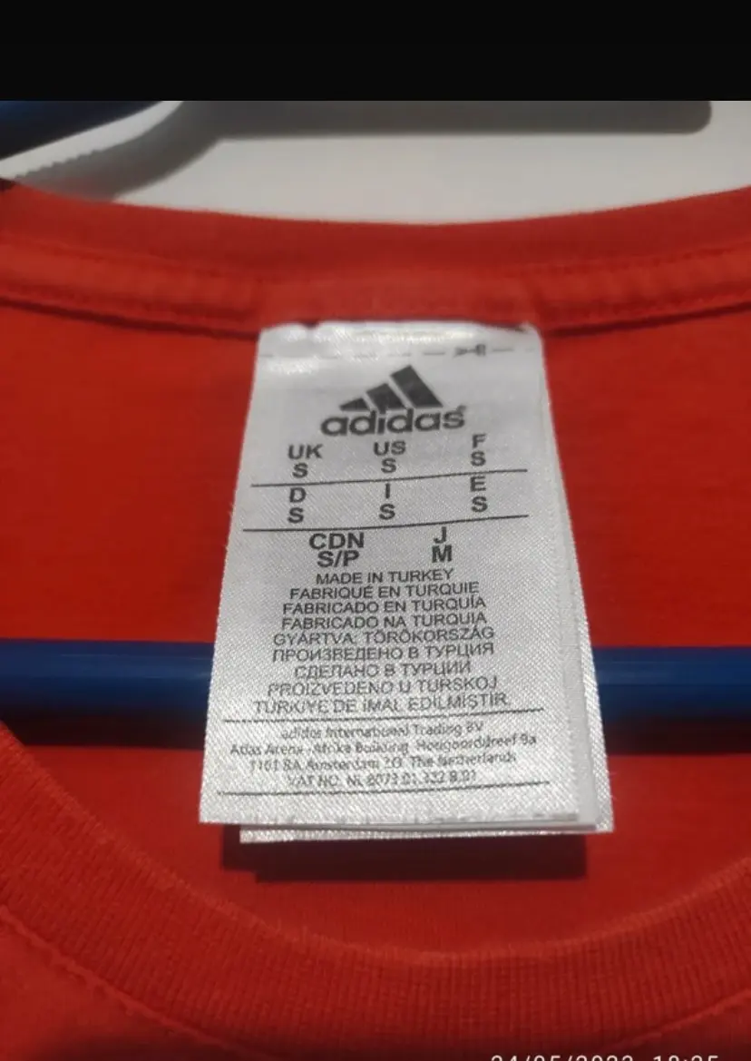 Camiseta manga corta adidas talla S, foto 4