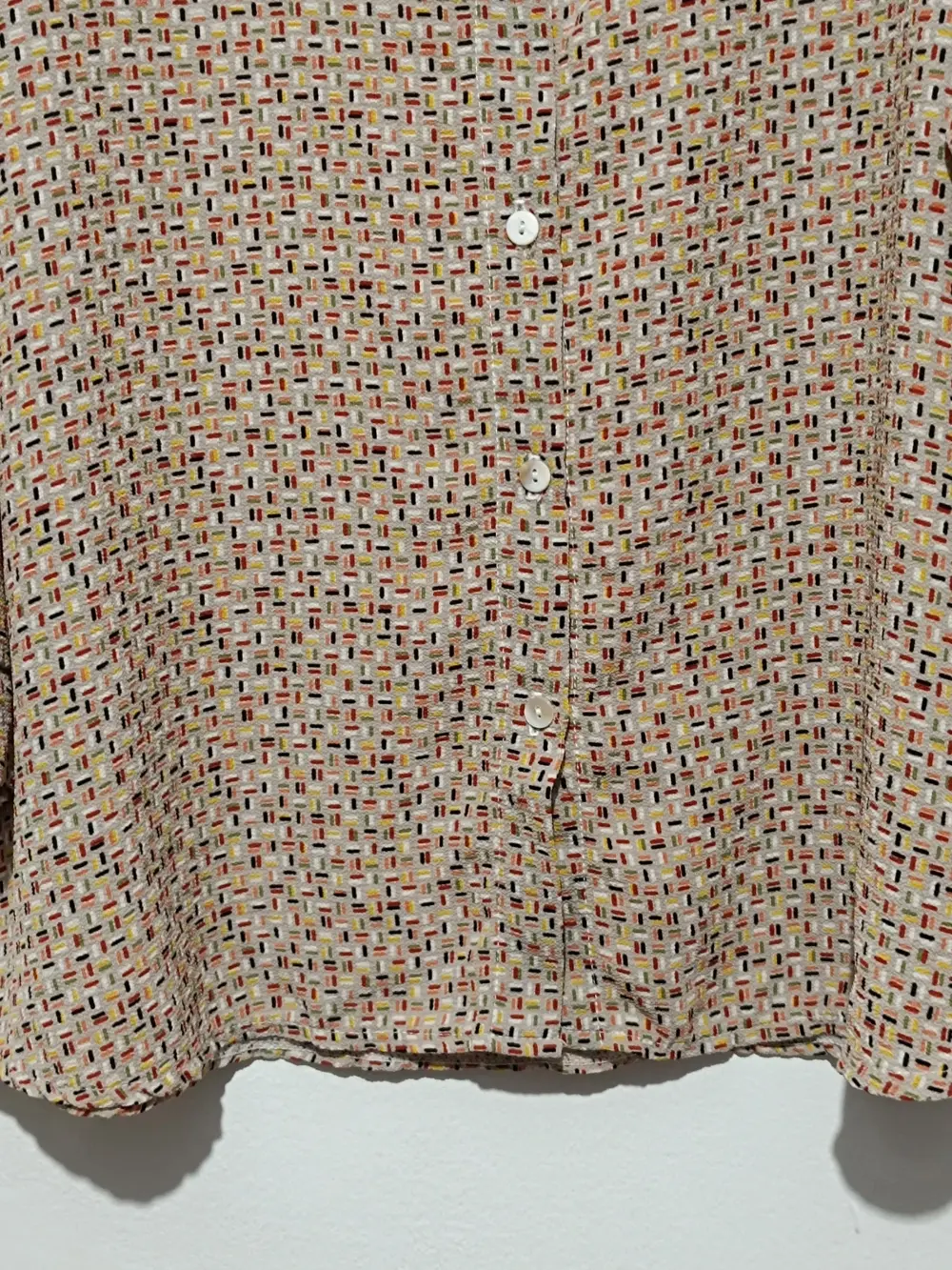 Camisa blusa Bella estilo vintage estampado talla XXL, foto 2