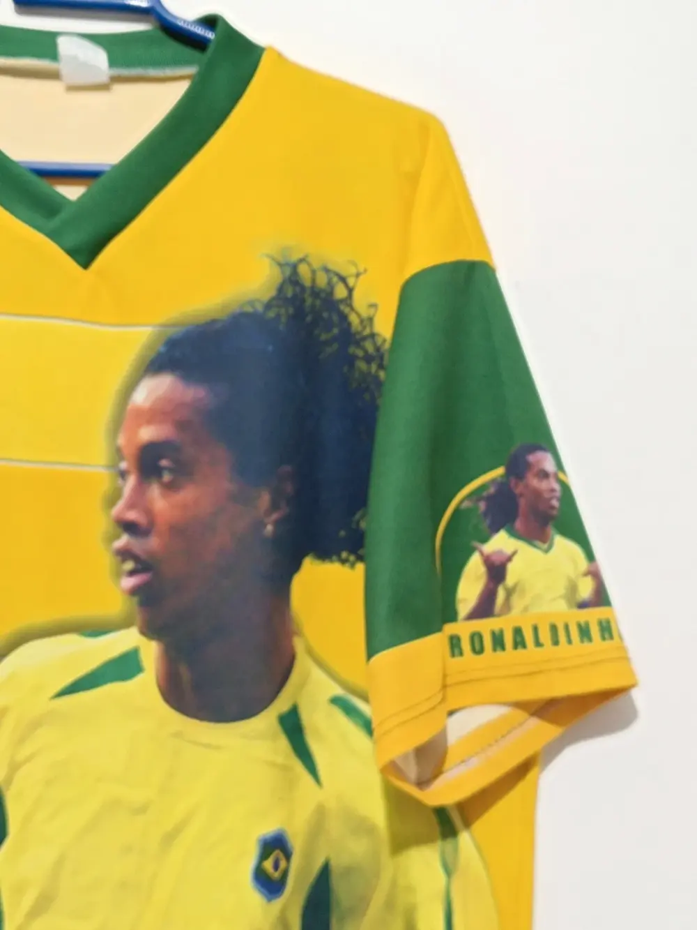 Camiseta vintage Ronaldinho Brasil talla XL ver medidas, foto 2