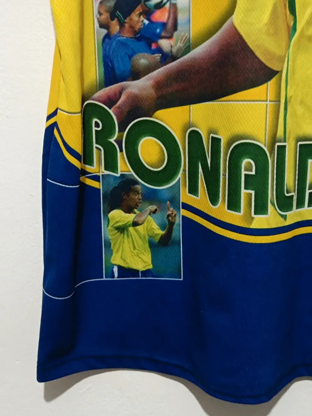 Camiseta vintage Ronaldinho Brasil talla XL ver medidas, foto 5